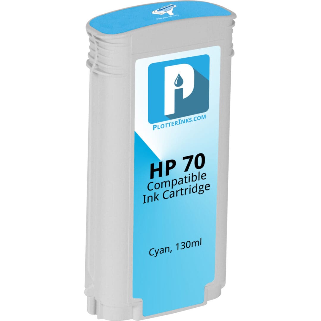 A blue ink cartridge for hp 7 0