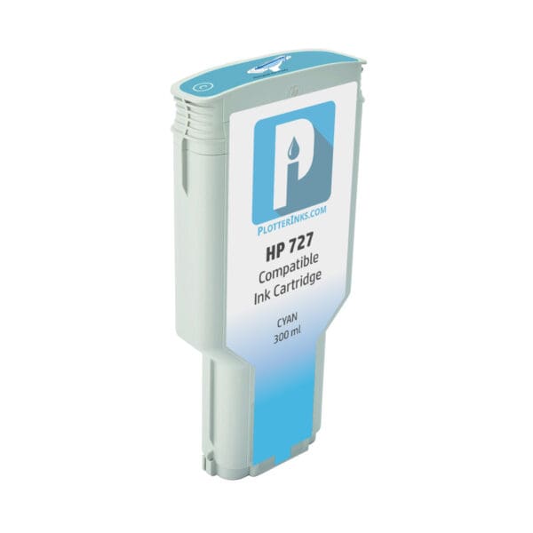 HP 727 Compatible Cyan Ink 300ml