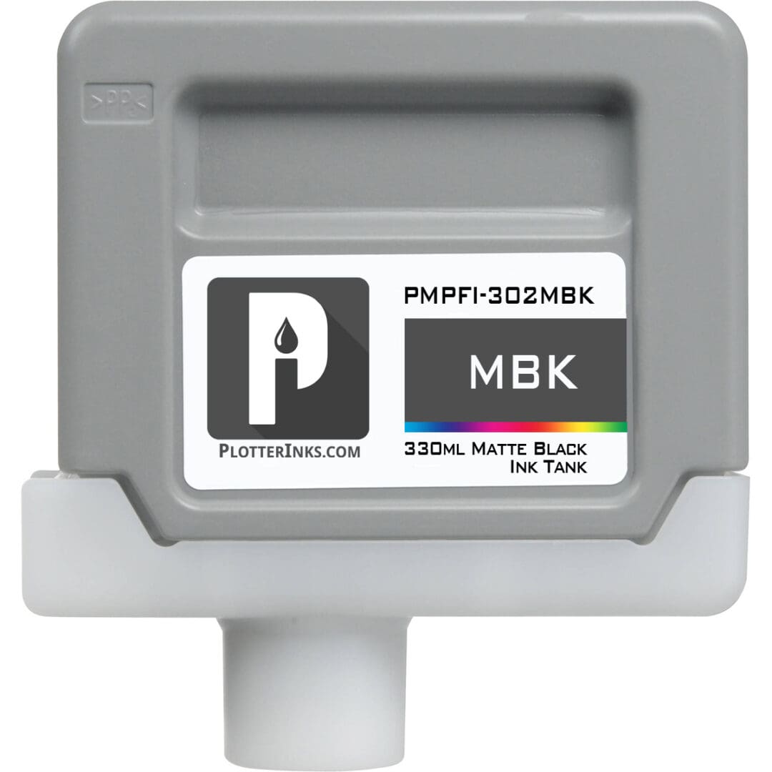 PFI-302 Compatible Ink Cartridge Matte Black