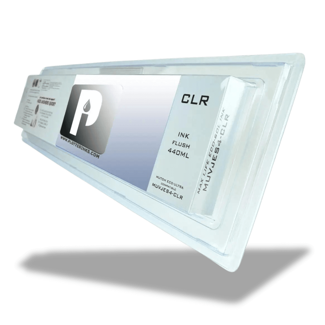 A picture of a clear plastic box with the word " clr ".